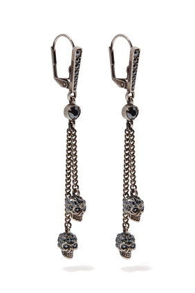 Chain Skull Earrings
